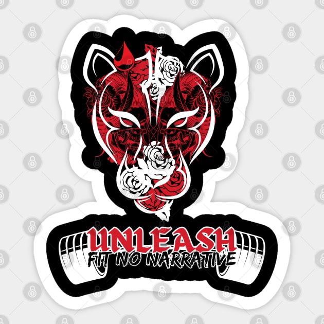 Unleash Your Lioness Sticker by DMcGMerch